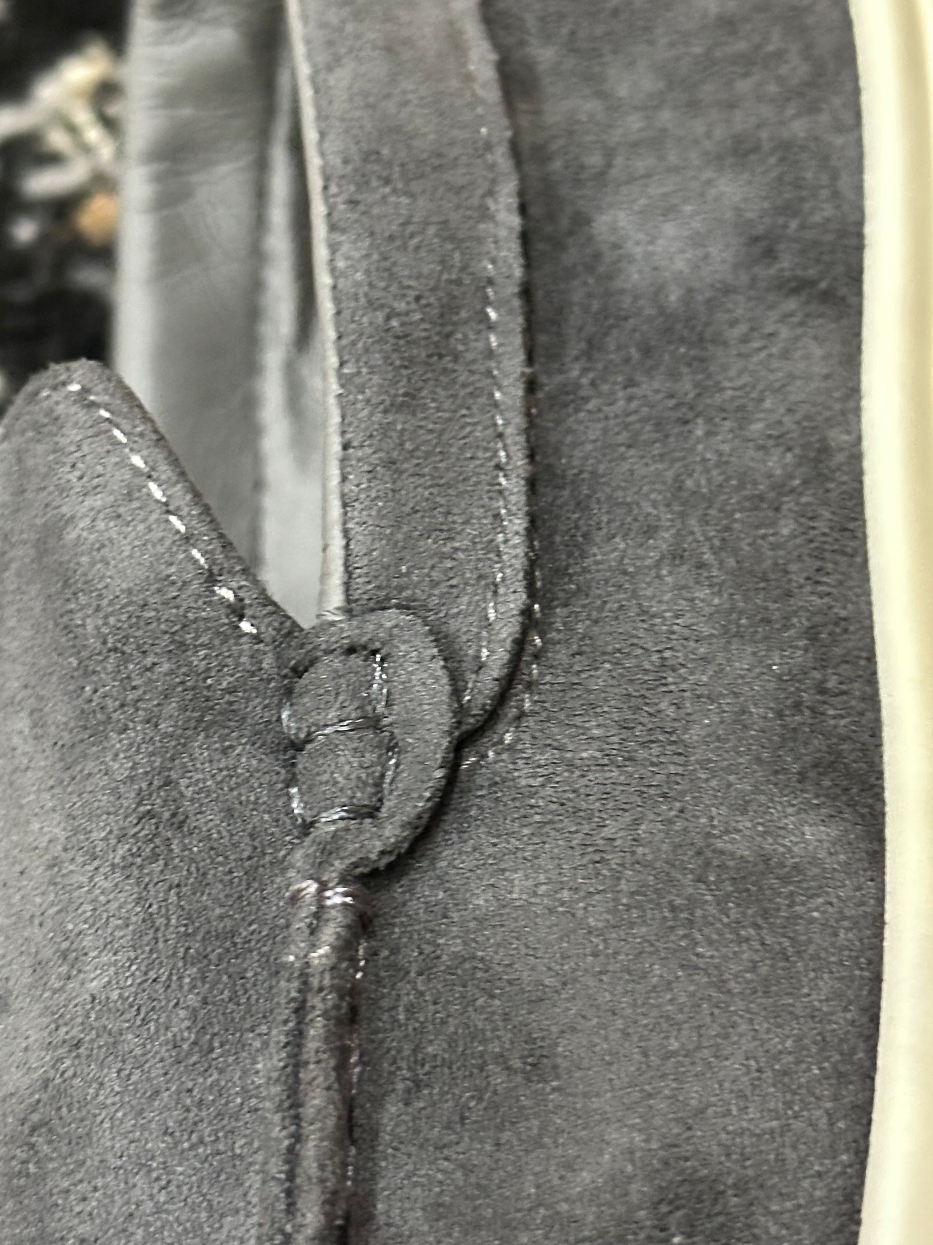 Classic Gray Suede Slip-On Loafers – Comfortable & Stylish