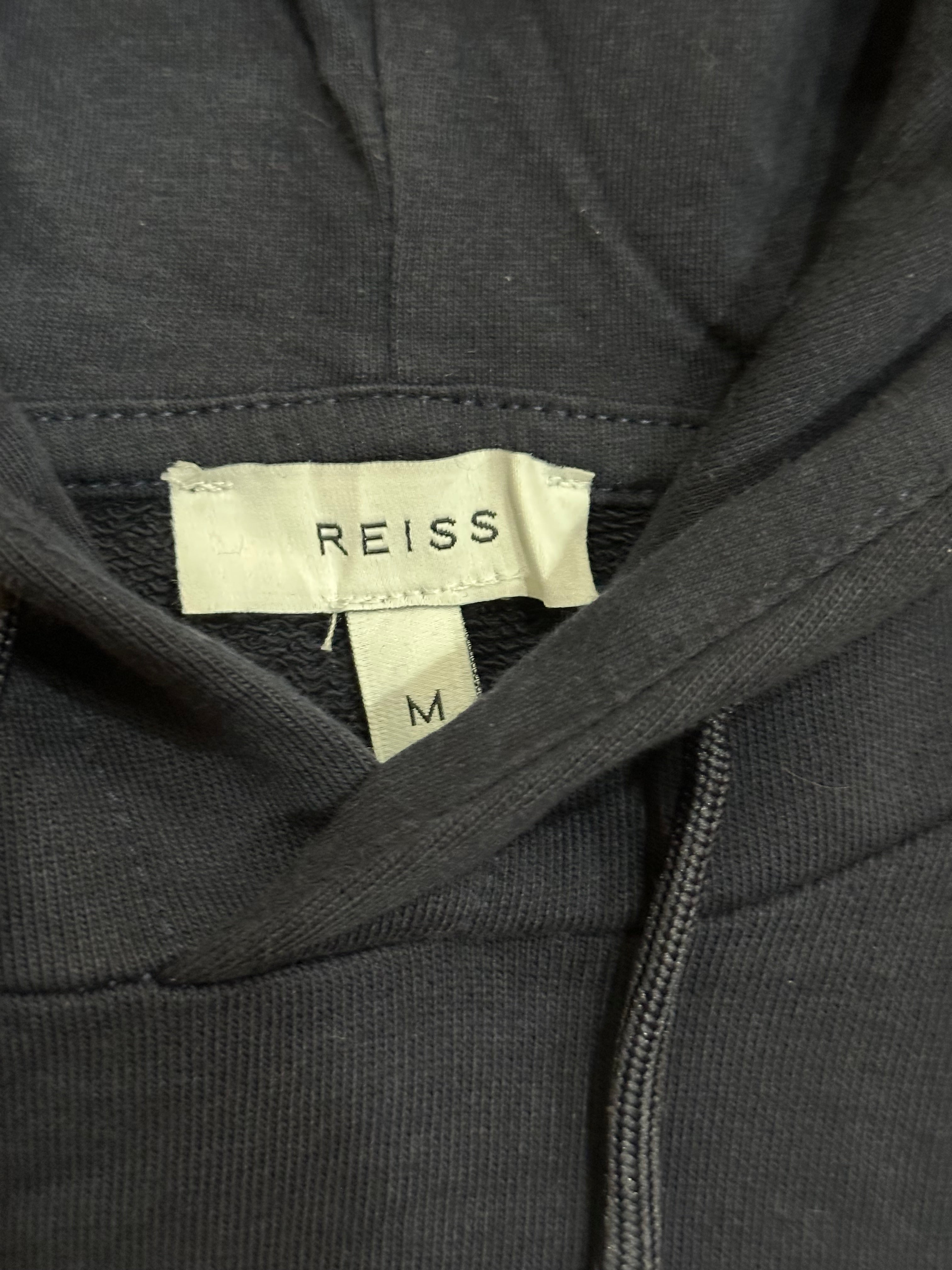 Preloved REISS Plain Navy Blue Hoodie