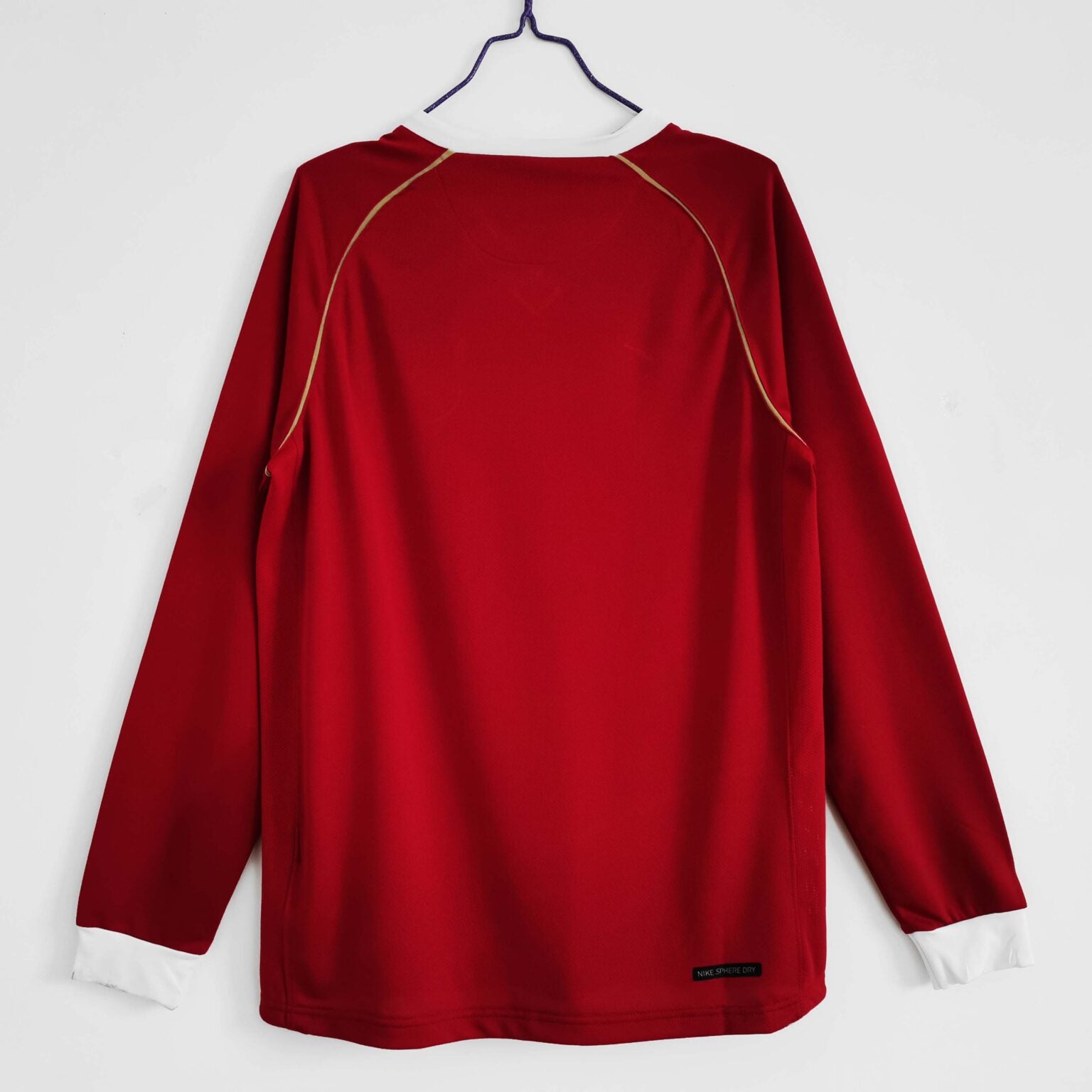 Manchester United 2006/07 Home Retro Shirt - Long Sleeve (AIG Sponsor, Nike)