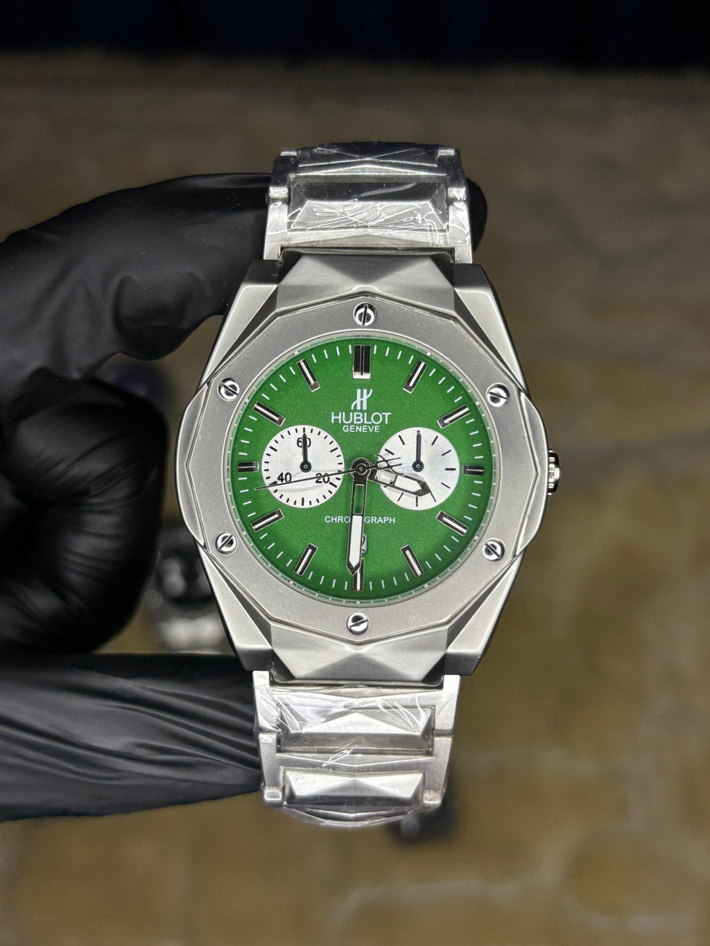 Hublot Classic Fusion Tourbillon Green Dial Stainless Steel Luxury Watch