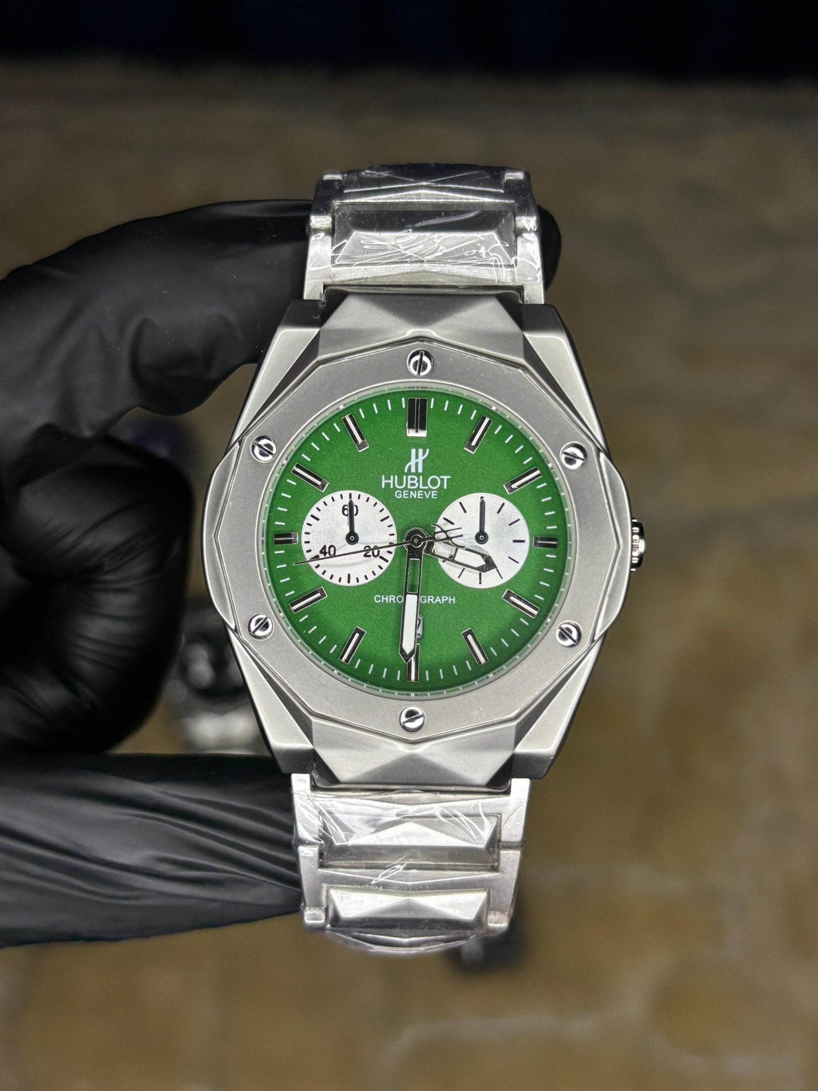 Hublot Classic Fusion Tourbillon Green Dial Stainless Steel Luxury Watch