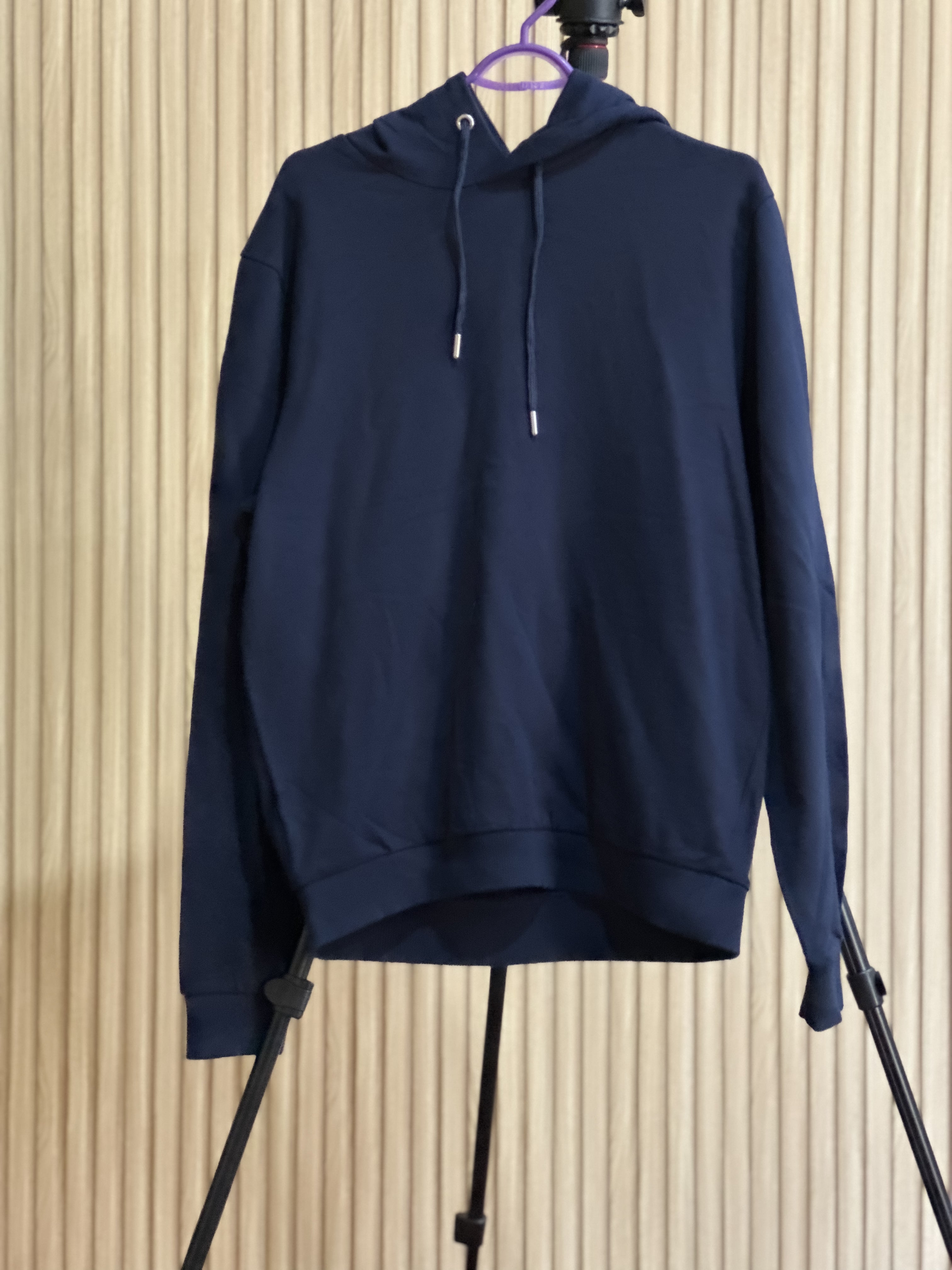 Preloved REISS Plain Navy Blue Hoodie