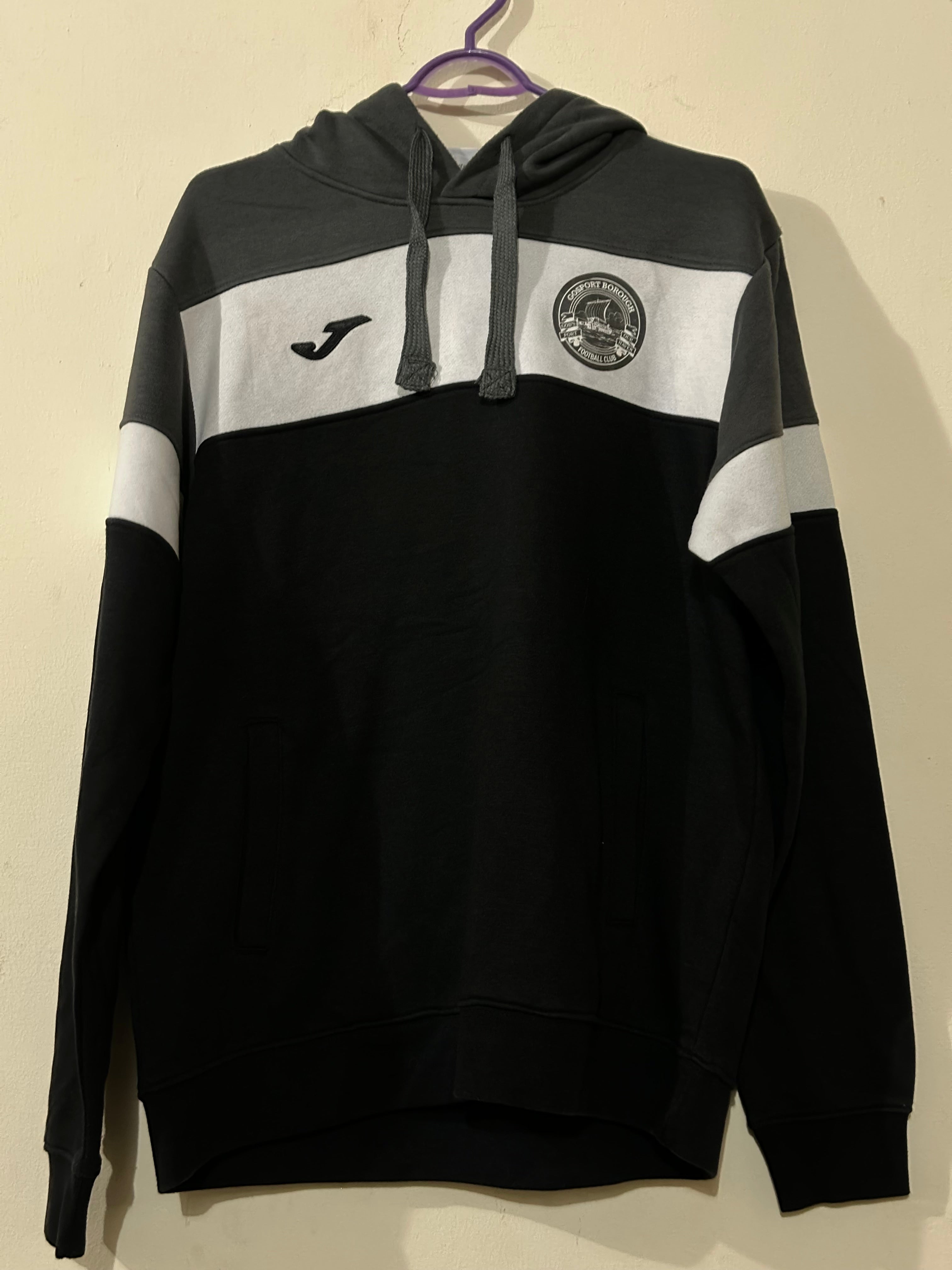 The Boro' Joma Hoodie - Black, White, & Grey