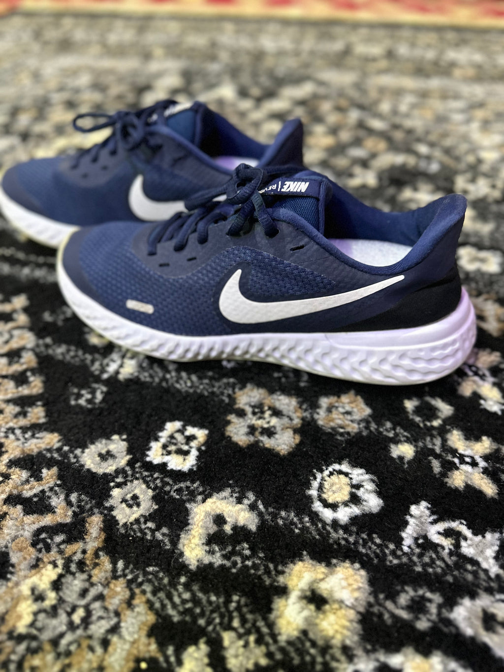 Nike Revolution Running Shoes – Navy & White
