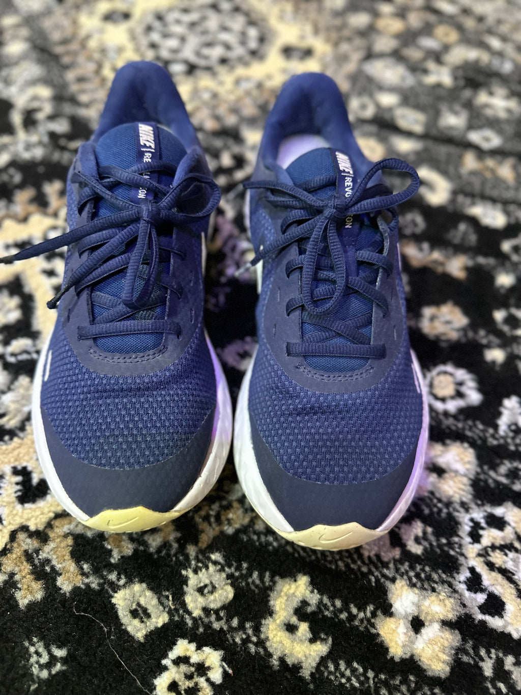 Nike Revolution Running Shoes – Navy & White