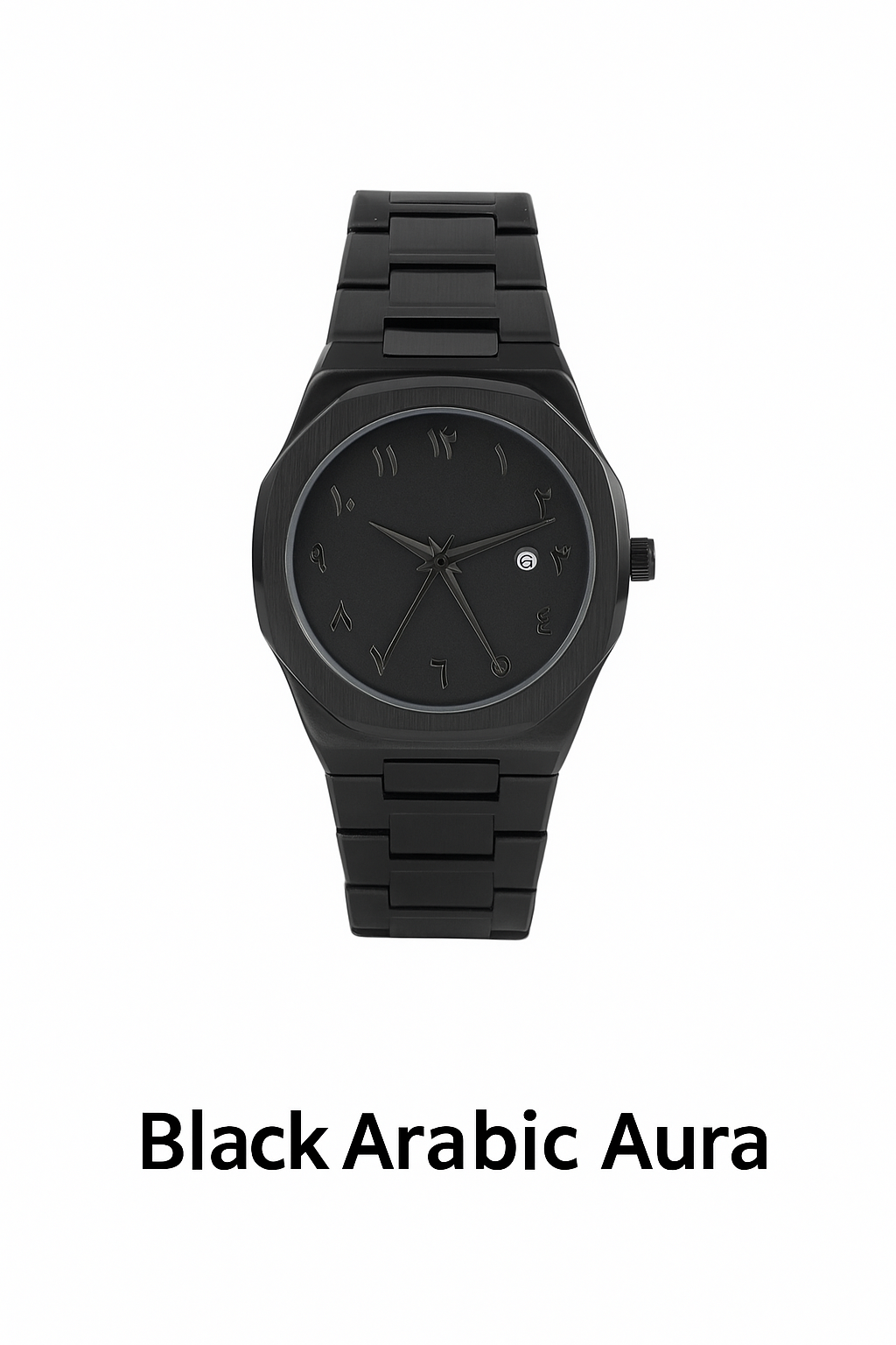 Black Arabic Aura Watch