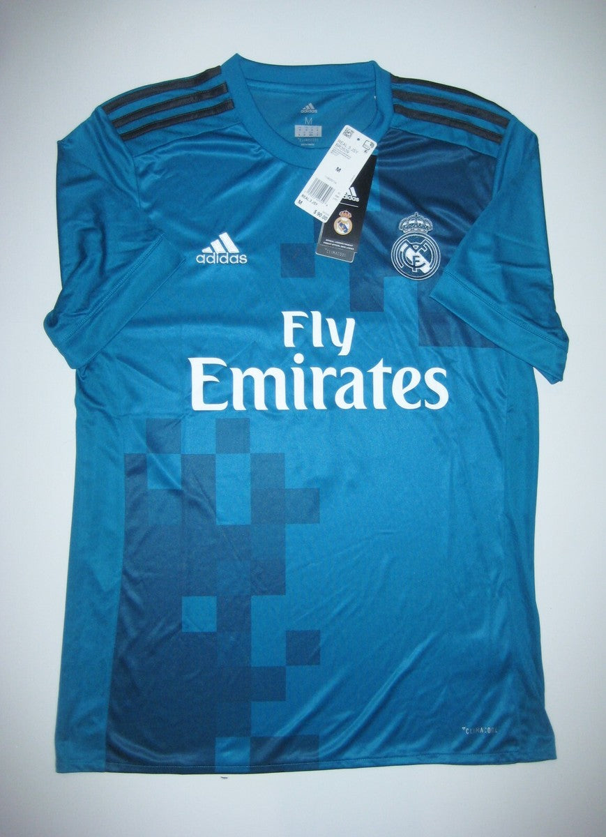Real Madrid 2017/18 Third Jersey – Long Sleeve (Fly Emirates, Adidas)